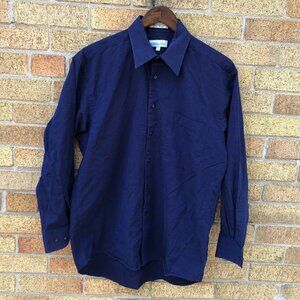 Vintage Christian Dior Cotton Shirt Blue